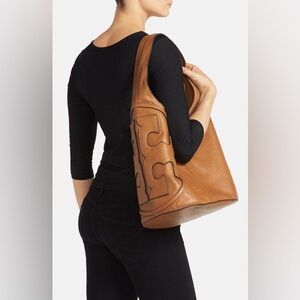 Tory Burch hobo with large logo